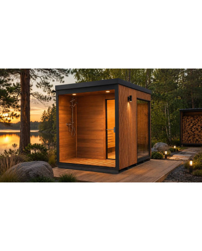 Fjord SPA Lounge sauna with...