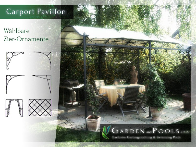 Massiver Carport- Pavillon