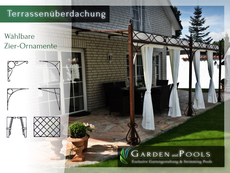 Terassenüberdachung  Laube Markise