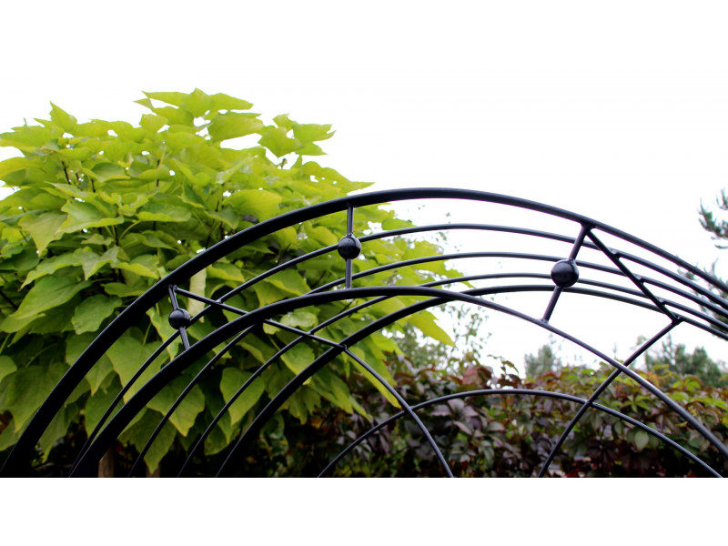 Rosenbogen AMORE BANK RUND mit Holzbank