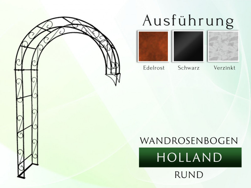 Wandrosenbogen HOLLAND Rund