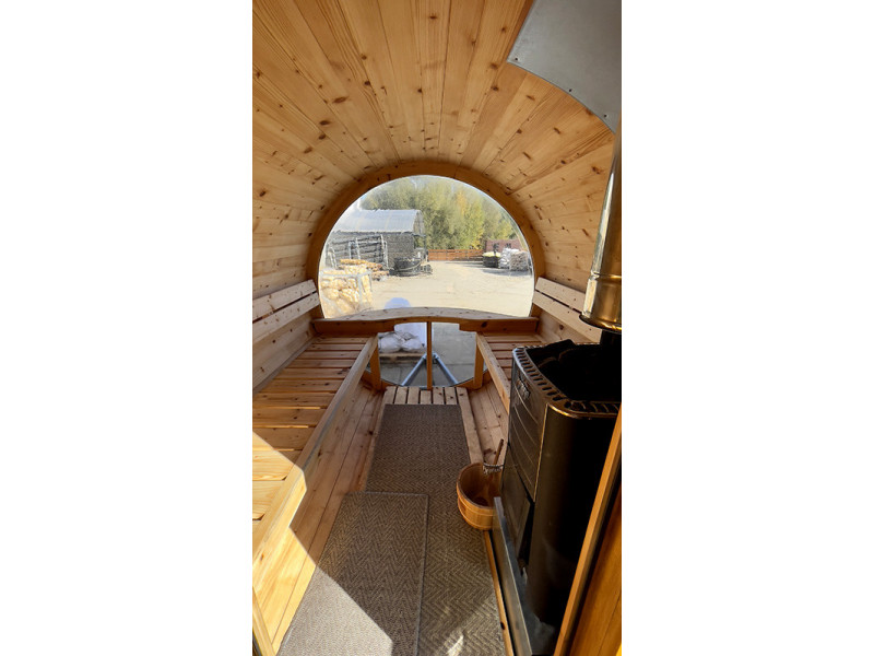 Mobile Sauna Gartensauna Outdoorsauna Discovery inkl.Saunaofen