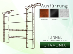 Laubengang Wandrosenbogen Tunnel Chamonix