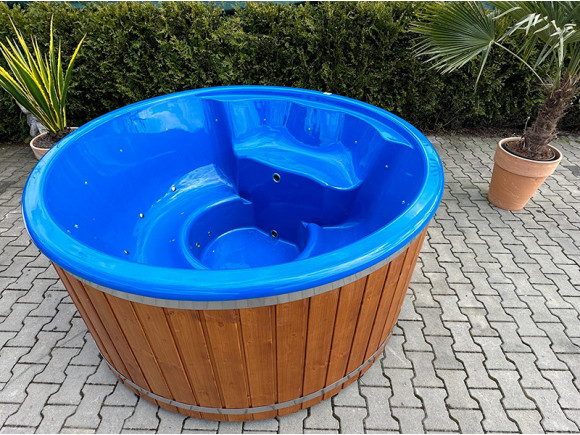 Thermoholz Outdoor Whirlpool BadeFass Elektro Ø 2.25 m