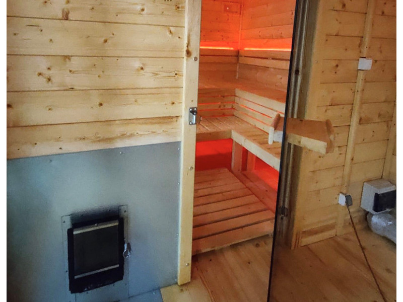 Saunahaus HORISONT HAUSE M4 inkl.Saunaofen 4m