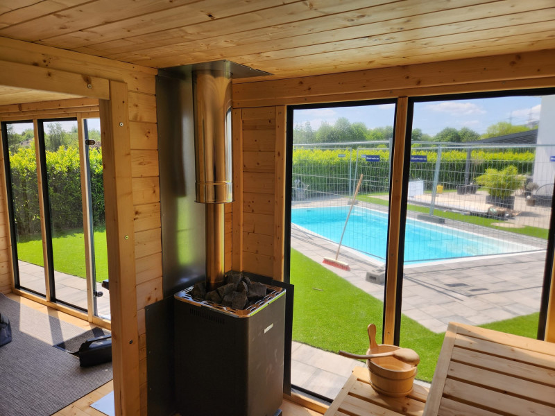 Sauna Haus Sauna Hütte Outdoor Sauna Modell Horizont House M4