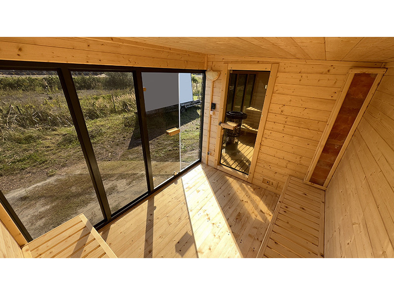Sauna Haus Sauna Hütte Outdoor Sauna Modell Horizont House M6